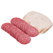 Kipfilet tuinkruiden of rundersalami